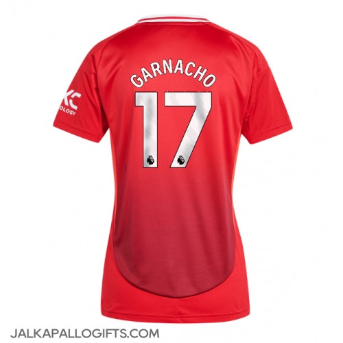 Manchester United Alejandro Garnacho #17 Kotipaita Naiset 2024-25 Lyhythihainen